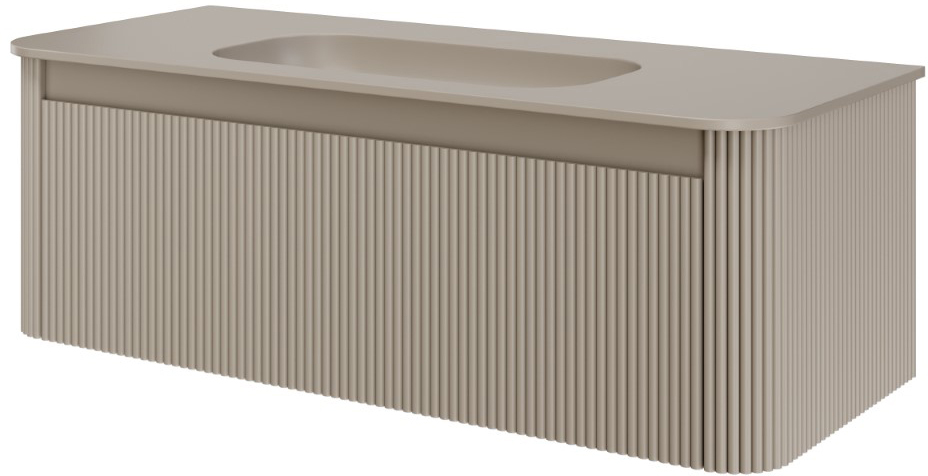 Тумба с раковиной без отверстия 120 см ArmadiArt Voi 782-120-R-D/786-120-D