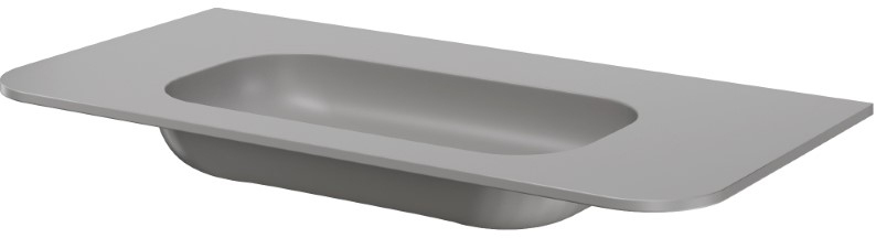Раковина без отверстия 100 см ArmadiArt Voi 786-100-L