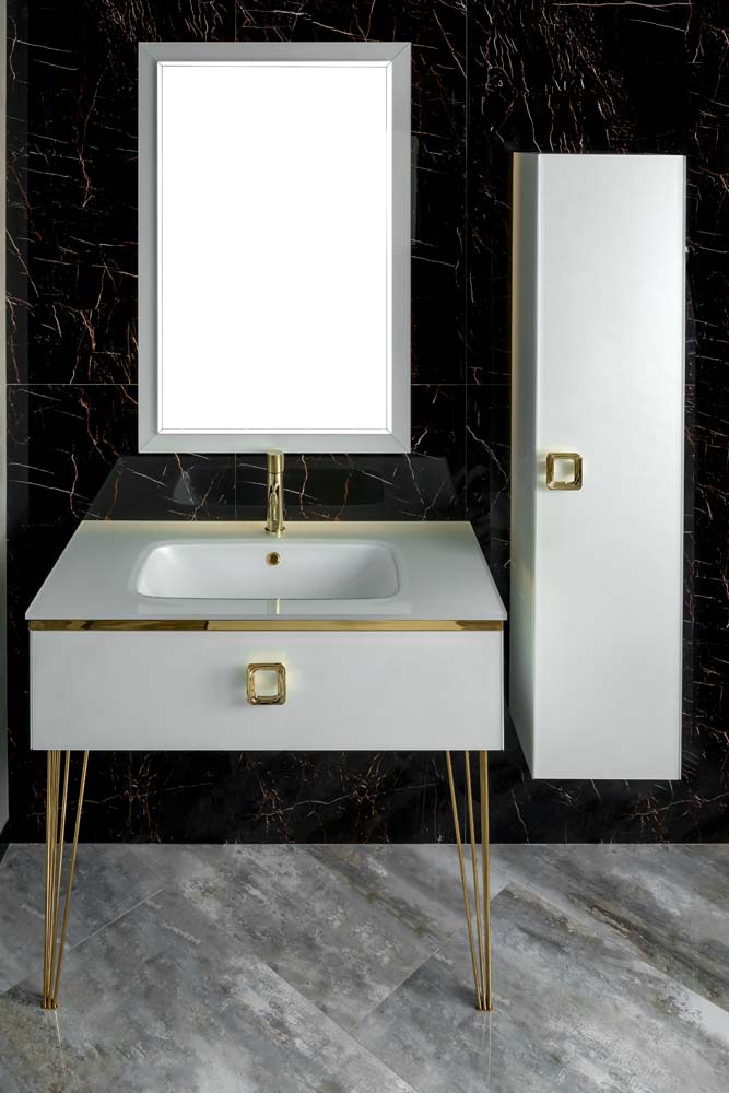 Консоль 80 см ArmadiArt Lucido 770-080-W