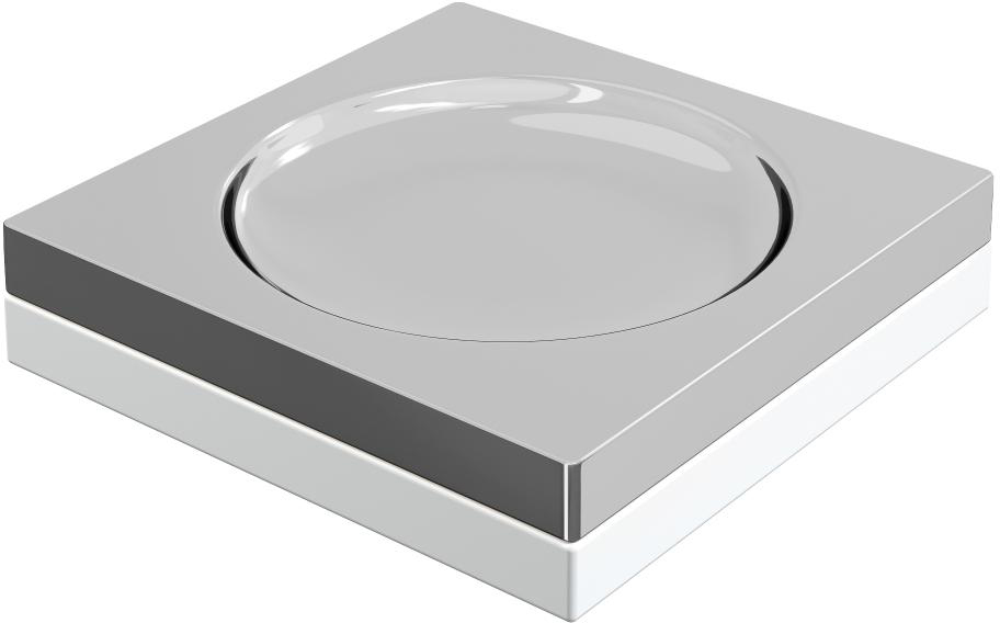 Мыльница Boheme Qubic 10960-W-CR
