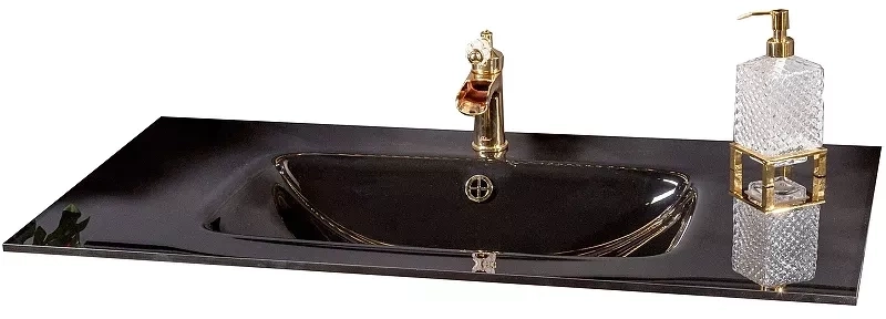 Раковина стеклянная 110 см ArmadiArt NeoArt 852-110-B