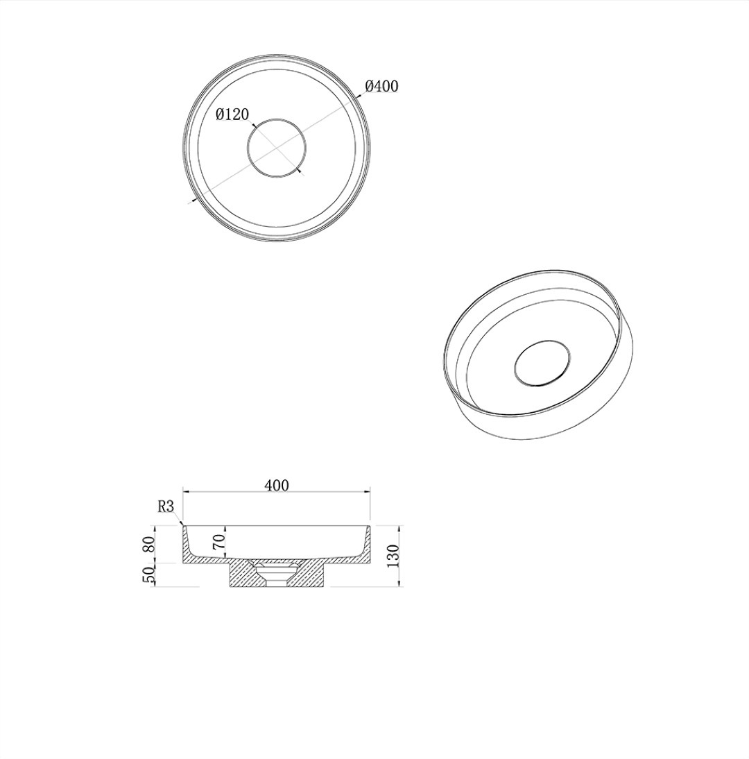 Тумба с раковиной 120 см ArmadiArt Quatro 790-M6-120-A-A/792-120-A/801-NM