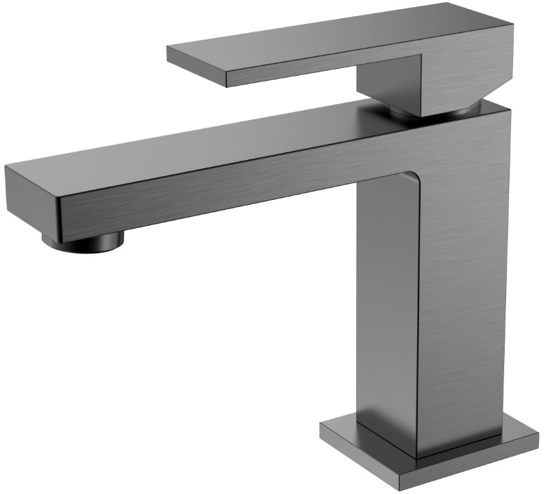 Смеситель для раковины Boheme Qubic 471-GM