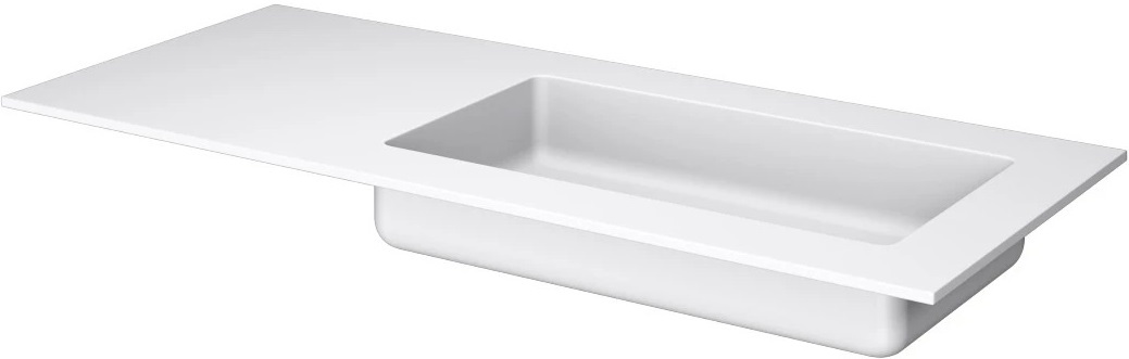 Раковина 120 см ArmadiArt Quatro 793-120-W-R