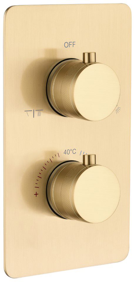 Встраиваемый термостат Boheme Cell 134-2-MG на 2 источника