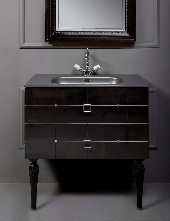 Тумба под раковину 100 см ArmadiArt Vallessi Avantgarde Piazza 841-100-BCR
