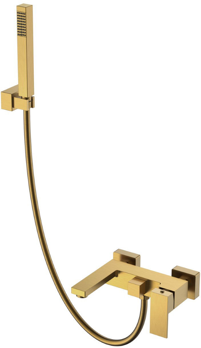 Смеситель для ванны Boheme Qubic 473-BR