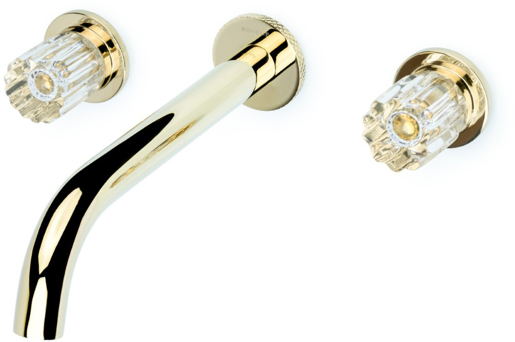 Смеситель для раковины Boheme Elegante 152-2-G-EL