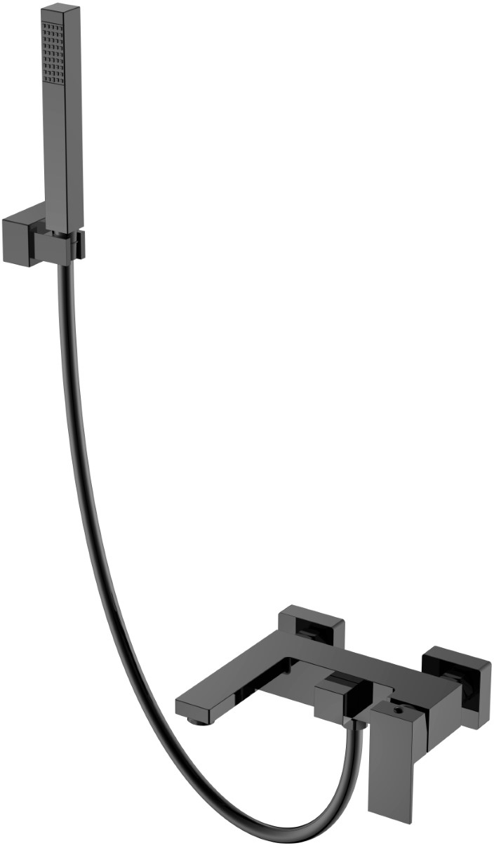 Смеситель для ванны Boheme Qubic 473-SGM