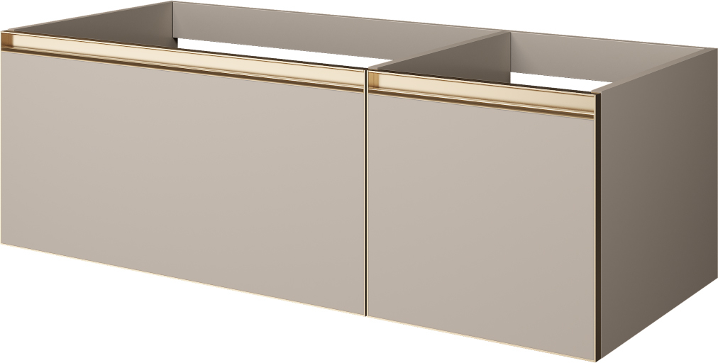 Тумба под раковину 120 см ArmadiArt Quatro 2 790-M2-120-D-MG
