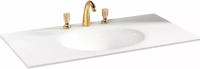 Раковина 110 см ArmadiArt NeoArt Solid Glass 850-110