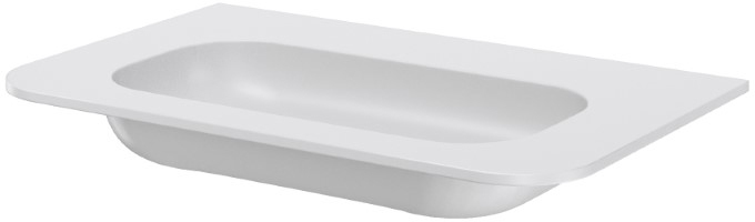 Раковина без отверстия 80 см ArmadiArt Voi 786-080-MW