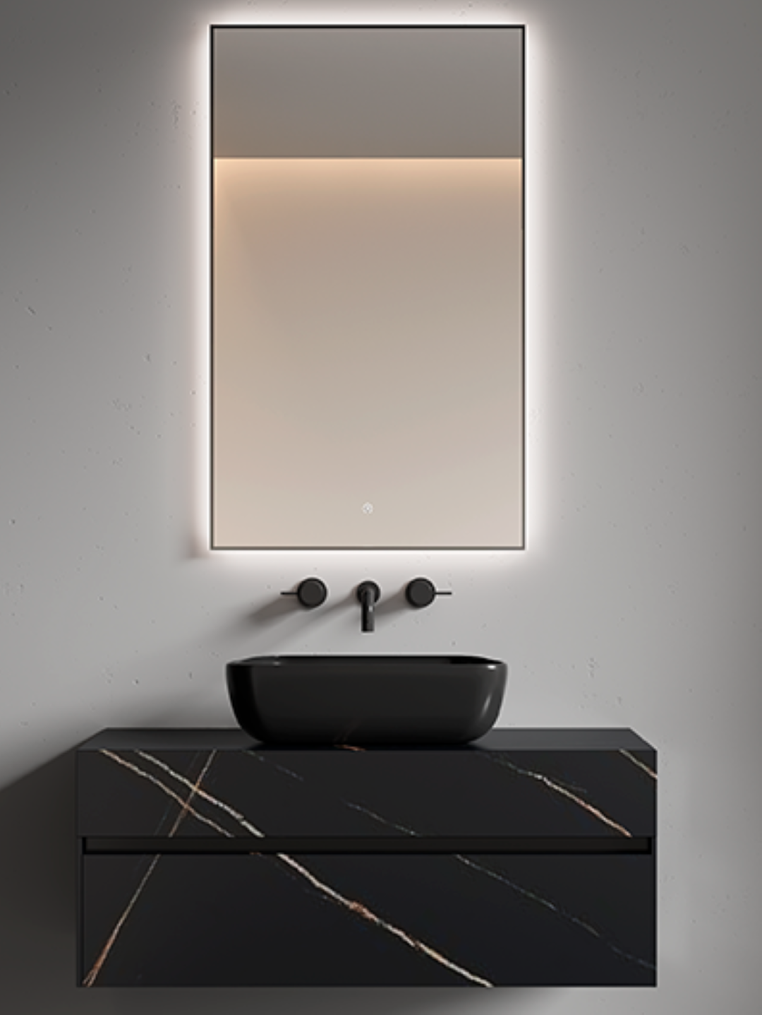 Зеркало с подсветкой и сенсорным управлением ArmadiArt Modern 569-CR