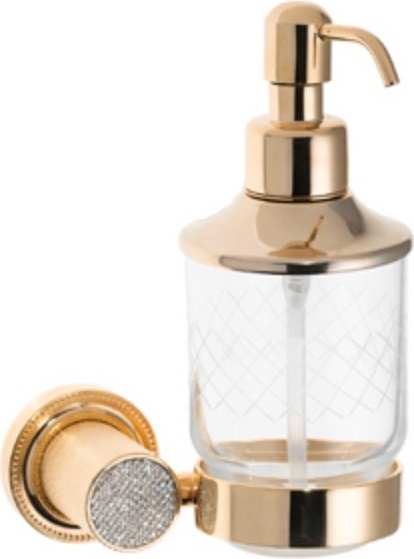 Дозатор жидкого мыла Boheme Royal Cristal 10932-G