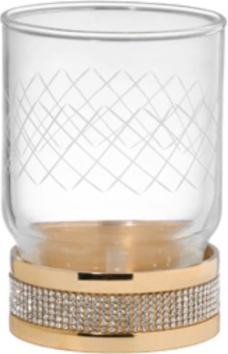 Стакан для зубных щеток Boheme Royal Cristal 10931-G
